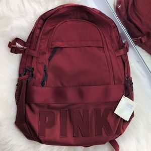VS Pink Burgundy Backpack